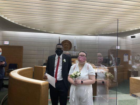 Skokie courthouse marriage.