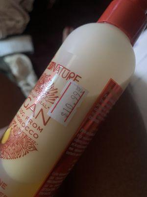 Cream of nature leave in conditioner