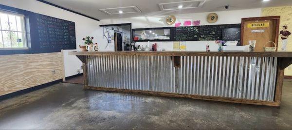 Interior of restaurant