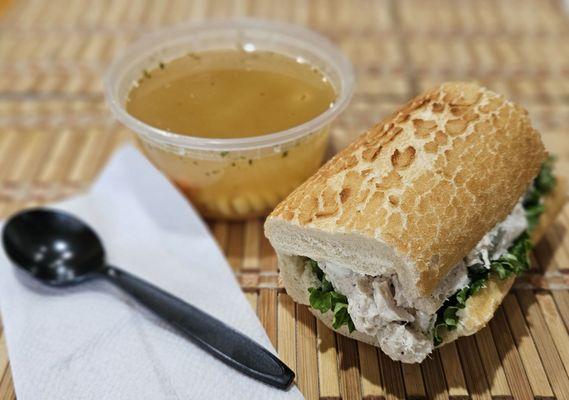 1/2 Sandwich & Soup Combo $12.49