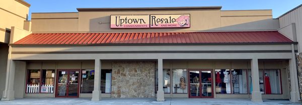 Here's our store front as seen from Washington St (91st). We are in a shopping center with Consignment Furniture and Goldie's restaurant