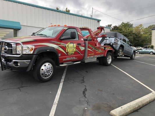 "Mighty Mouse" our 2008 dodge 5500 light duty wrecker.