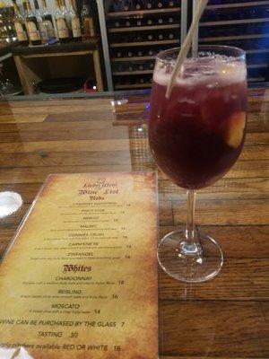 Red sangria was really good also had there cabernet was legit!