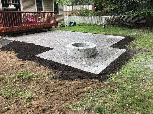 Patio with fire pit