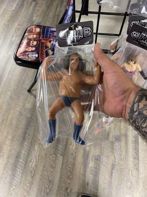 Old school Andre the giant rubber Toy