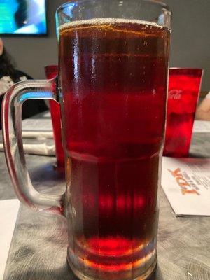 Ice cold 22 ounce sam adams Octoberfest