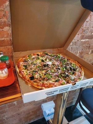 XL Ultimate Veggie w/mushrooms