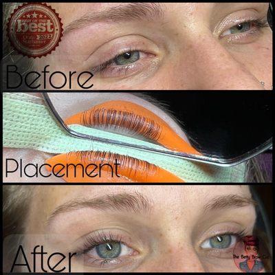 Lash lift & tint process