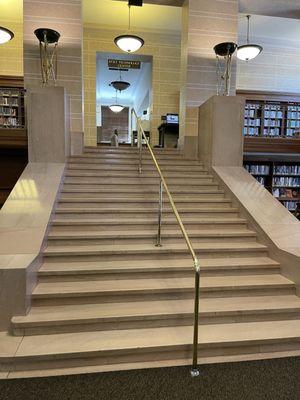 Stairs to Fiction, Reference, Teen Hangout, Non Fiction, Restrooms