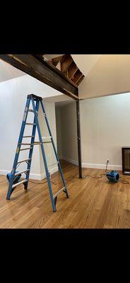 Equipment and Sheetrock removal