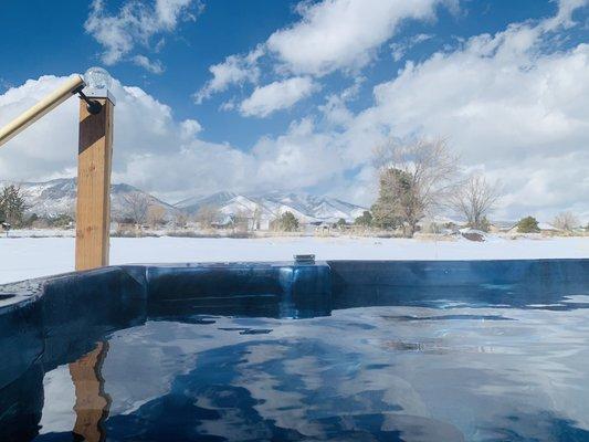 You haven't lived until you have been in a hot tub when it is snowing! Magic