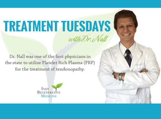 Dr. Nall was one of the first physicians in the state to utilize Platelet Rich Plasma (PRP) for the treatment of tendonopathy.