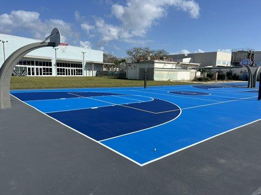 Asphalt Tennis court