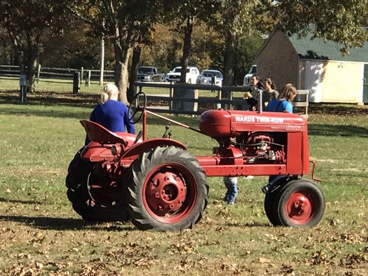 Antique tractor