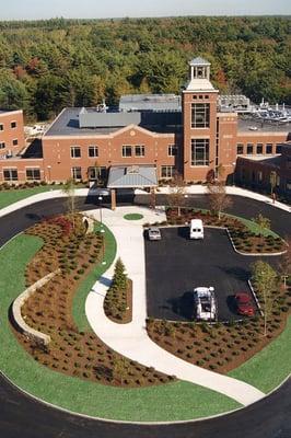 Mid Coast Hospital courtyard