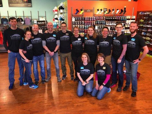 The Fleet Feet Sports Roanoke team