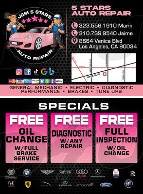 J&M 5 Stars Auto Repair