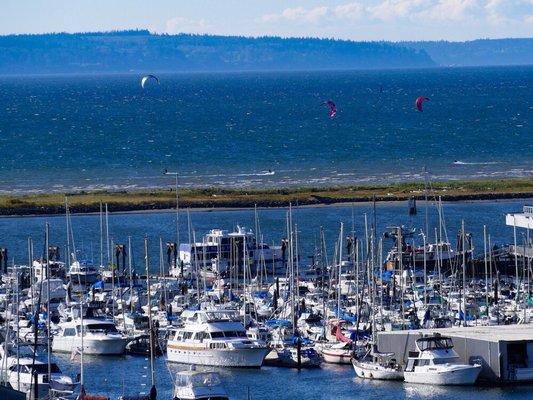 Kiteboarders