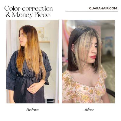 Color correction & Money Piece Orlando