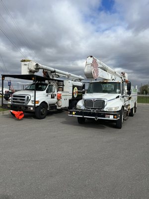 Our fleet of trucks ensures your job gets done in a timely manner!