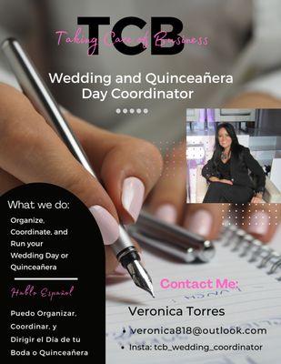 TCB Wedding Coordinator Flyer