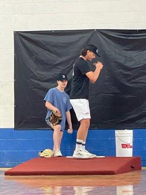 Jordan and Jack- Pitching Lesson