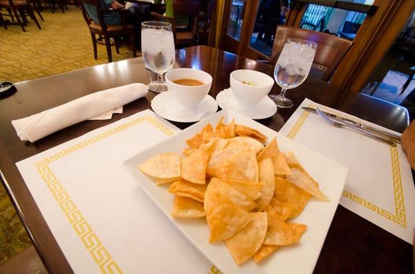 Chips, Salsa, Guacamole Appetizer