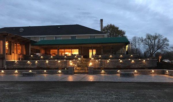 Hardscaping patio for the Niagara Falls Country Club, Lewiston, NY