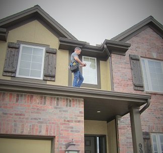 finishing upa roof inspection.