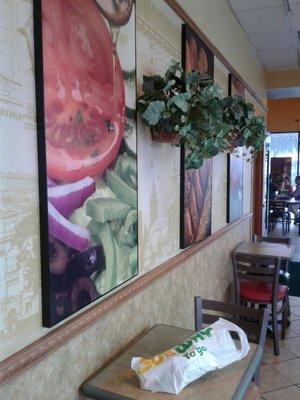 Interior dining room