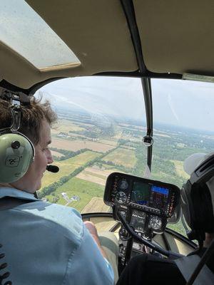 My husband and son loved the tour . FLX helicopter tour out of Seneca Falls NY. They explained everything from safety to scenic!!!