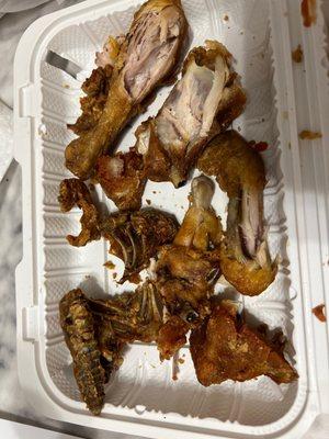 Suppose to be half chicken more like bones