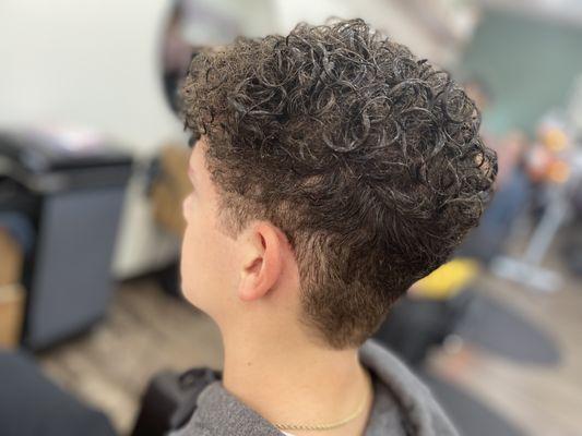 Curly fades