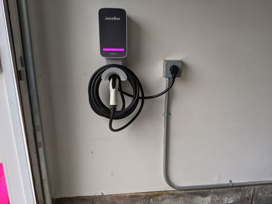 Juice Box Charging station for Tesla vehicle