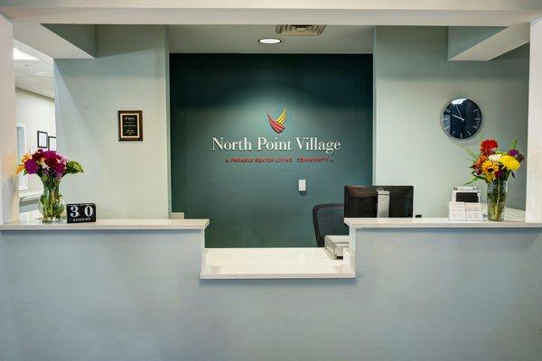 North Point Village | Assisted Living & Memory Care | Spokane, WA | Front desk