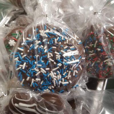 Chocolate covered cookies