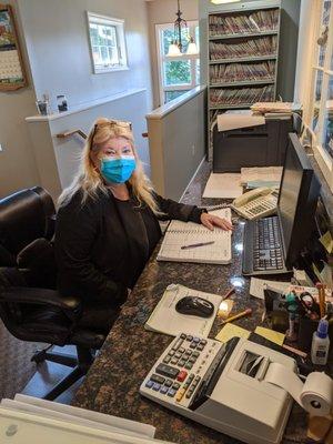 Reception area at Harrison Family Dentists Saratoga Springs NY