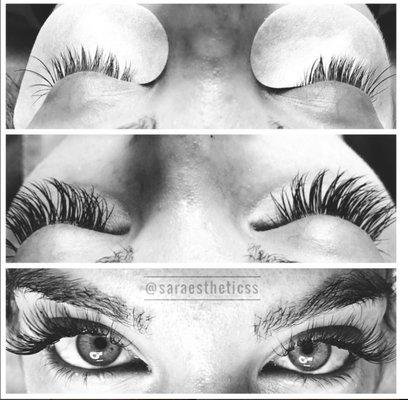 Gorgeous lashes done by Sara!