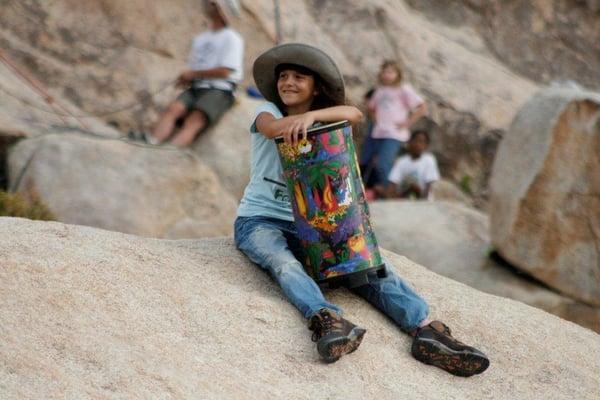 Kids enjoy learning outdoors during the annual Joshua Tree field trip