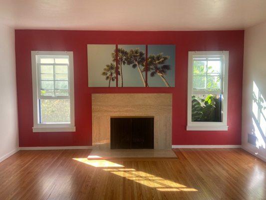 new hardwood floor