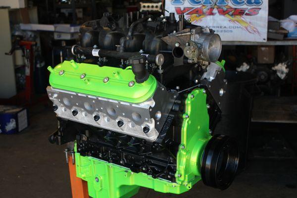 Chevy 6.0L Powder coated by Nick Kingery