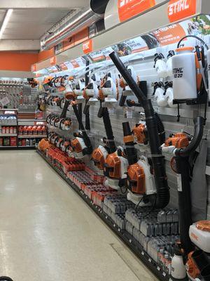 Stihl Power Equipment and parts department