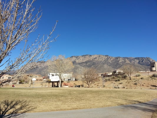 Up close with the Sandias