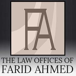 Business logo for the Law Offices of Farid Ahmed