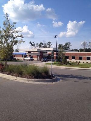 Front entrance to the va clinic.