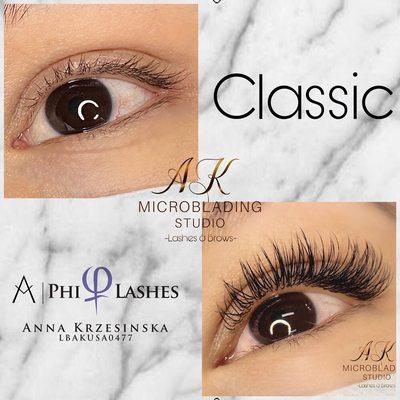 Classic Set Eyelash Extensions