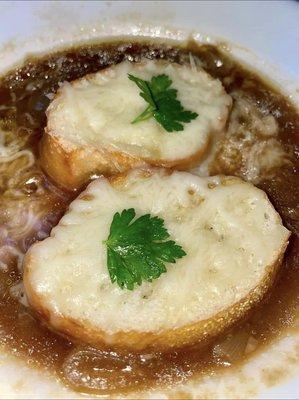 Picture from their FB page advertising French Onion soup