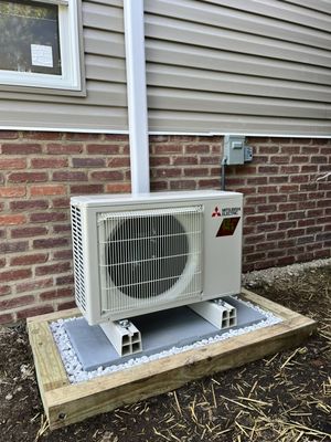 Mitsubishi ductless heat pump