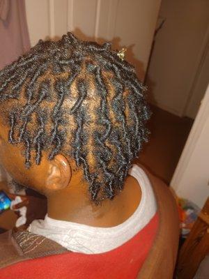 Baby locs/starter locs