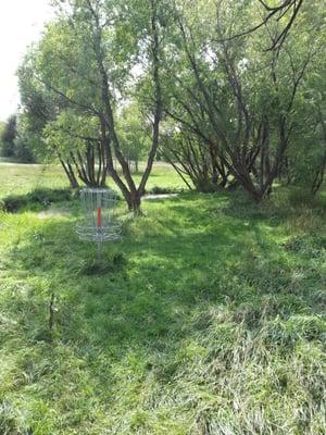 Hole 8, looking back up the fairway towards the tee.